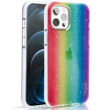 Заредете изображение във визуализатора на галерията – Kingxbar Ombre Case Back Cover for iPhone 12 Pro / iPhone 12 multicolour - TopMag
