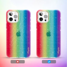 Заредете изображение във визуализатора на галерията – Kingxbar Ombre Case Back Cover for iPhone 12 Pro / iPhone 12 multicolour - TopMag
