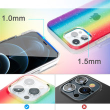 Заредете изображение във визуализатора на галерията – Kingxbar Ombre Case Back Cover for iPhone 12 Pro / iPhone 12 multicolour - TopMag
