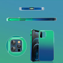 Заредете изображение във визуализатора на галерията – Kingxbar Aurora Series hard case for iPhone 12 Pro Max blue-green - TopMag
