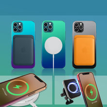 Заредете изображение във визуализатора на галерията – Kingxbar Aurora Series hard case for iPhone 12 Pro Max blue-green - TopMag
