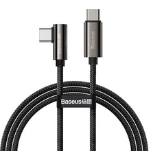 Заредете изображение във визуализатора на галерията – Baseus Legend Series Elbow Fast Charging USB Type C - USB Type C 100W 5A 1m black (CATCS-01) - TopMag
