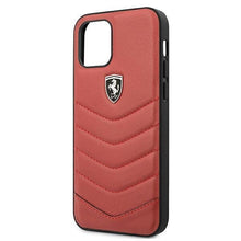 Заредете изображение във визуализатора на галерията – Ferrari FEHQUHCP12LRE iPhone 12 Pro Max 6,7" czerwony/red hardcase Off Track Quilted - TopMag

