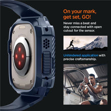 Заредете изображение във визуализатора на галерията – Spigen Rugged Armor Pro case for Apple Watch Ultra 1 / 2 (49 mm) - navy blue
