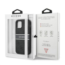 Заредете изображение във визуализатора на галерията – Guess GUHCP12L4GDGR iPhone 12 Pro Max 6,7" szary/grey hardcase 4G Stripe - TopMag
