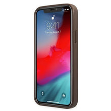 Заредете изображение във визуализатора на галерията – Guess GUHCP12L4GMGBR iPhone 12 Pro Max 6,7" brązowy/brown hardcase 4G Big Metal Logo - TopMag
