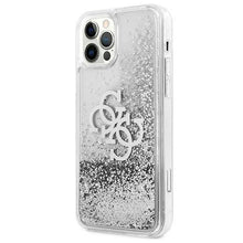 Заредете изображение във визуализатора на галерията – Guess GUHCP12LLG4GSI iPhone 12 Pro Max 6,7" srebrny/silver hardcase 4G Big Liquid Glitter - TopMag
