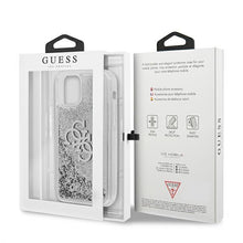 Заредете изображение във визуализатора на галерията – Guess GUHCP12LLG4GSI iPhone 12 Pro Max 6,7" srebrny/silver hardcase 4G Big Liquid Glitter - TopMag
