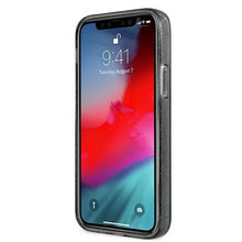 Заредете изображение във визуализатора на галерията – Guess GUHCP12LPCUGL4GBK iPhone 12 Pro Max 6,7" czarny/black hard case Glitter 4G Big Logo - TopMag
