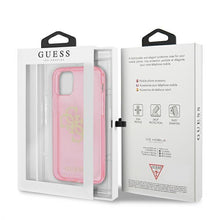 Заредете изображение във визуализатора на галерията – Guess GUHCP12LPCUGL4GPI iPhone 12 Pro Max 6,7" różowy/pink hard case Glitter 4G Big Logo - TopMag
