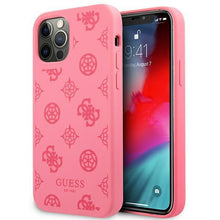 Заредете изображение във визуализатора на галерията – Guess GUHCP12MLSPEFU iPhone 12/12 Pro 6,1" fuksja/fuchsia hard case Peony Collection - TopMag
