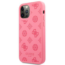 Заредете изображение във визуализатора на галерията – Guess GUHCP12MLSPEFU iPhone 12/12 Pro 6,1" fuksja/fuchsia hard case Peony Collection - TopMag
