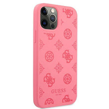 Заредете изображение във визуализатора на галерията – Guess GUHCP12MLSPEFU iPhone 12/12 Pro 6,1" fuksja/fuchsia hard case Peony Collection - TopMag
