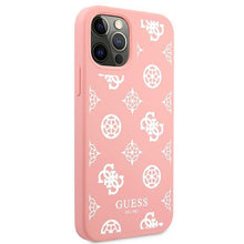 Заредете изображение във визуализатора на галерията – Guess GUHCP12MLSPEWPI iPhone 12/12 Pro 6,1" różowy/pink hard case Peony Collection - TopMag
