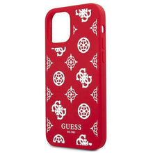 Заредете изображение във визуализатора на галерията – Guess GUHCP12MLSPEWRE iPhone 12/12 Pro 6,1" czerwony/red hard case Peony Collection - TopMag
