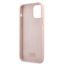 Заредете изображение във визуализатора на галерията – Karl Lagerfeld KLHCP12LSTKLTLP iPhone 12 Pro Max 6,7" Silicone Stack Logo różowy/pink - TopMag
