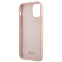 Заредете изображение във визуализатора на галерията – Karl Lagerfeld KLHCP12SSTKLTLP iPhone 12 mini 5,4" Silicone Stack Logo różowy/pink - TopMag
