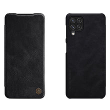 Заредете изображение във визуализатора на галерията – Nillkin Qin original leather case cover for Samsung Galaxy A22 4G black - TopMag

