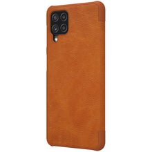 Заредете изображение във визуализатора на галерията – Nillkin Qin original leather case cover for Samsung Galaxy A22 4G brown - TopMag
