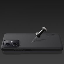 Заредете изображение във визуализатора на галерията – Nillkin Super Frosted Shield case for Xiaomi Redmi Note 12 5G / Poco X5 5G cover + phone stand black
