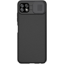 Заредете изображение във визуализатора на галерията – Nillkin CamShield Case Slim Cover with camera protection shield for Samsung Galaxy A22 5G black - TopMag
