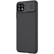 Заредете изображение във визуализатора на галерията – Nillkin CamShield Case Slim Cover with camera protection shield for Samsung Galaxy A22 5G black - TopMag
