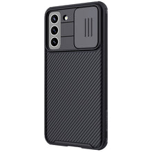 Заредете изображение във визуализатора на галерията – Nillkin CamShield Pro Case Slim Cover with camera protection shield for Samsung Galaxy S21 FE black - TopMag
