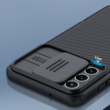 Заредете изображение във визуализатора на галерията – Nillkin CamShield Pro Case Slim Cover with camera protection shield for Samsung Galaxy S21 FE black - TopMag
