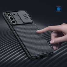 Заредете изображение във визуализатора на галерията – Nillkin CamShield Pro Case Slim Cover with camera protection shield for Samsung Galaxy S21 FE black - TopMag
