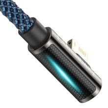 Заредете изображение във визуализатора на галерията – Baseus Legend Mobile Game Elbow Cable USB - Lightning 2.4A 1m blue (CACS000003) - TopMag
