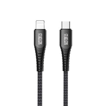 Заредете изображение във визуализатора на галерията – Joyroom kabel MFI przewód USB Typ C - Lightning 2,1A 1,2m czarny (ST-C04 1,2M Black) - TopMag
