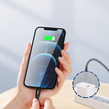 Заредете изображение във визуализатора на галерията – Joyroom kabel MFI przewód USB Typ C - Lightning 2,1A 1,2m czarny (ST-C04 1,2M Black) - TopMag
