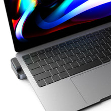 Заредете изображение във визуализатора на галерията – Joyroom Multifunctional Hub USB Type C - USB 3.0 / RJ45 / HDMI / USB Type C / Thunderbolt for MacBook Pro gray (S-H121 Gray) - TopMag
