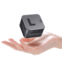 Заредете изображение във визуализатора на галерията – Joyroom Multifunctional Hub USB Type C - USB 3.0 / RJ45 / HDMI / USB Type C / Thunderbolt for MacBook Pro gray (S-H121 Gray) - TopMag
