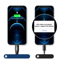 Заредете изображение във визуализатора на галерията – Joyroom MFI St. Helens USB Typ A - Lightning cable 2,1A 1,2m black (ST-C04) - TopMag
