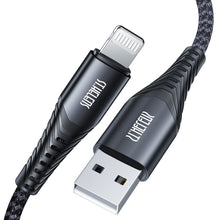 Заредете изображение във визуализатора на галерията – Joyroom MFI ST-C04 ST.HELENS USB-A To Lightning Data Cable 1,8M Black - TopMag
