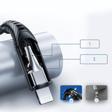 Заредете изображение във визуализатора на галерията – Joyroom MFI ST-C04 ST.HELENS USB-A To Lightning Data Cable 1,8M Black - TopMag
