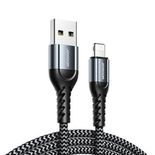 Заредете изображение във визуализатора на галерията – Joyroom N10 King Kong series charging data set 3 x USB- Lightning cable 0.25m + 1.2m + 2m Gray - TopMag
