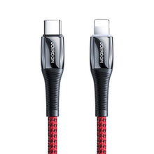 Заредете изображение във визуализатора на галерията – Joyroom USB Type C - Lightning cable Power Delivery 20W 2.4A 1.2m red (S-1224K2 Red) - TopMag
