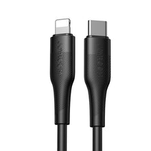 Заредете изображение във визуализатора на галерията – Joyroom USB Type C - Lightning cable Power Delivery 20W 2.4A 0.25m black (S-02524M3 Black) - TopMag
