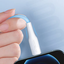 Заредете изображение във визуализатора на галерията – Joyroom USB Type C - Lightning cable Power Delivery 20W 2.4A 0.25m white (S-02524M3 White) - TopMag
