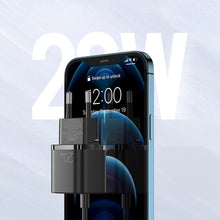 Заредете изображение във визуализатора на галерията – Joyroom fast wall charger USB Type C 20W Power Delivery Quick Charge 3.0 AFC black (L-P202) - TopMag
