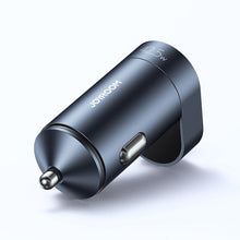 Заредете изображение във визуализатора на галерията – Joyroom C-A17 fast car charger USB / USB Type C 42,5W Quick Charge, Power Delivery, AFC, SCP blue - TopMag
