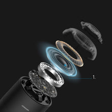 Заредете изображение във визуализатора на галерията – Joyroom 5W wireless Bluetooth speaker black (JR-ML01) - TopMag
