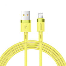 Заредете изображение във визуализатора на галерията – Joyroom USB - Lightning cable 2,4A 1,2 m (S-1224N2 Yellow) - TopMag
