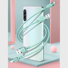 Заредете изображение във визуализатора на галерията – Joyroom USB - USB Typ C cable 2,4A 1,2 m (S-1224N2 White) - TopMag
