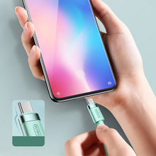 Заредете изображение във визуализатора на галерията – Joyroom USB - USB Typ C cable 2,4A 1,2 m (S-1224N2 Yellow) - TopMag
