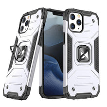 Заредете изображение във визуализатора на галерията – Wozinsky Ring Armor Case Kickstand Tough Rugged Cover for iPhone 13 silver - TopMag
