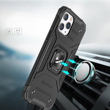 Заредете изображение във визуализатора на галерията – Wozinsky Ring Armor Case Kickstand Tough Rugged Cover for iPhone 13 blue - TopMag
