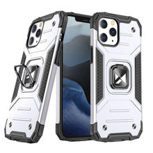Заредете изображение във визуализатора на галерията – Wozinsky Ring Armor Case Kickstand Tough Rugged Cover for iPhone 13 mini silver - TopMag
